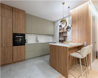 Home Customized Durable High Pressure Melamine Kitchen Cabinet Furniture