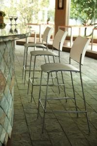 Metal Furniture Safety Standard Chair with Plastic Back
