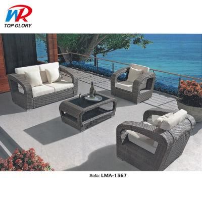 China Outdoor Furniture Wholesaler Eco-Friendly Garden Rattan / Wicker Sofas
