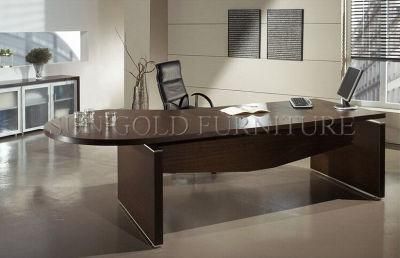 Luxury Boss King Size Modern Curved Office Executive Table (SZ-OD484)