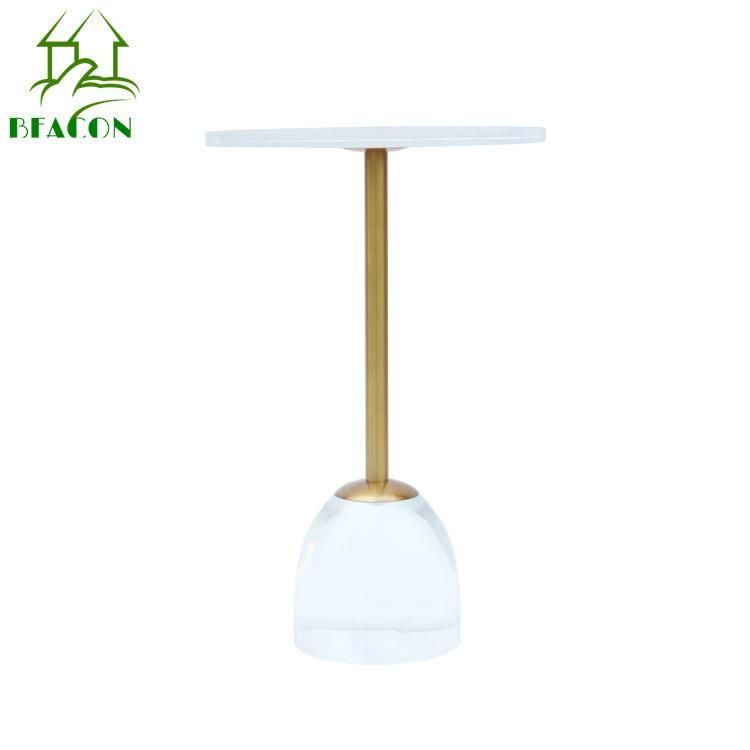 Hot Sale Modern Design Acrylic Top Small Side Table