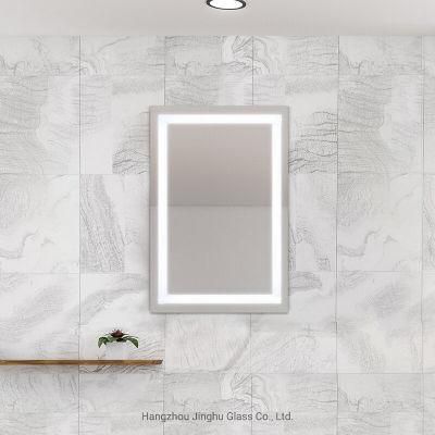 Illuminated LED Mirror Home Hotel Decoration Bathroom Furniture Mirror Anti-Fog Bathroom Set Wall Mounted Mirror
