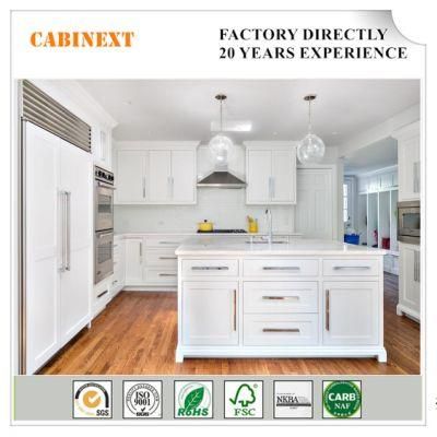 White MDF Modern Kitchen Cabinet Furniture Ideas Customized