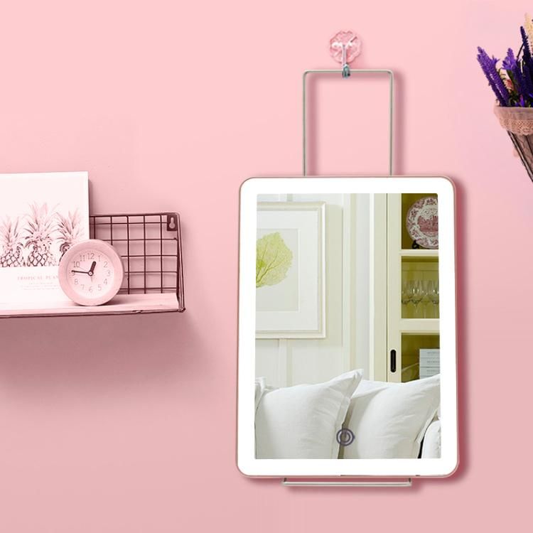 Vanity Smart Travel Mirror Folding Design Desktop LED Makeup Mirror