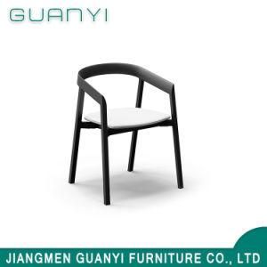 Modern Black Solid Ash Wood Dining Chair