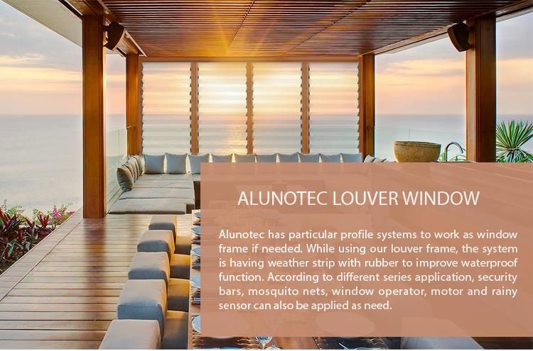 Aluminum Blade Louver Window Shutter Blind