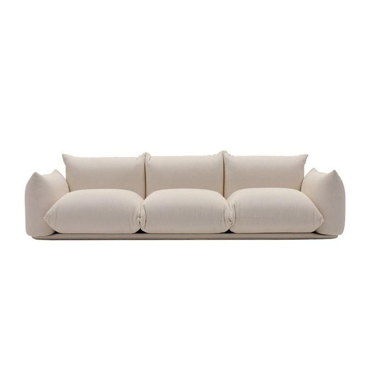 Living Room Modern European Style Furniture Leisure Fabric Sofa