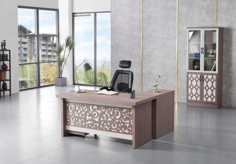 Patent Design 2021 New Style MDF 3 Drawers Computer Desk Modern Executive Office Desk