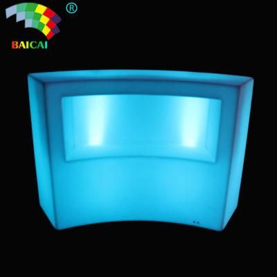 Remote Color Night Club KTV Plastic Glow LED Bar Counter