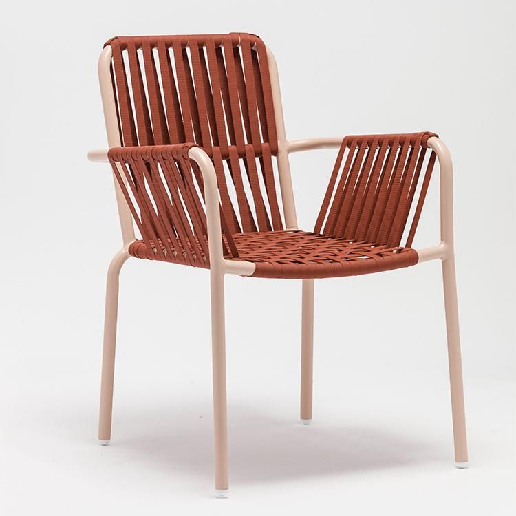 Luxury Modern Garden Chairs Outdoor Furniture with Plastic Rope