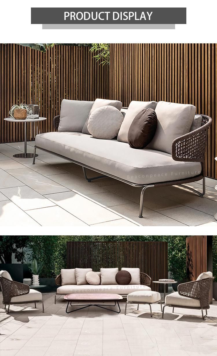 European Modern Leisure Fabric Living Room Sofa Furniture Set