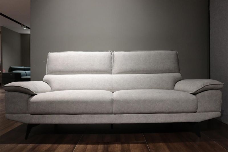 I Shape Sectional Sofa Living Room Sofa Set Furniture Cloud Couch Grey Sofas