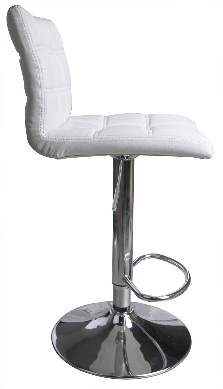 High Quality Commercial Tall Bar Chair Metal Stainless Steel Counter Bank Chair