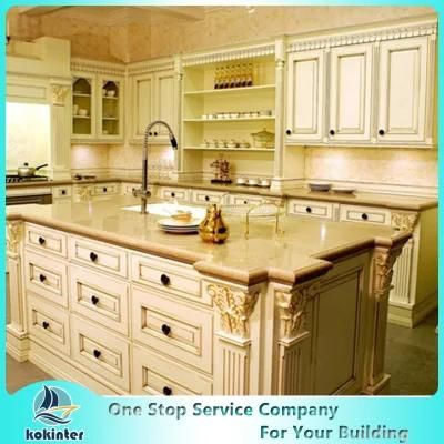 Solid Wood Kitchen Cabinet Modular Cabinet