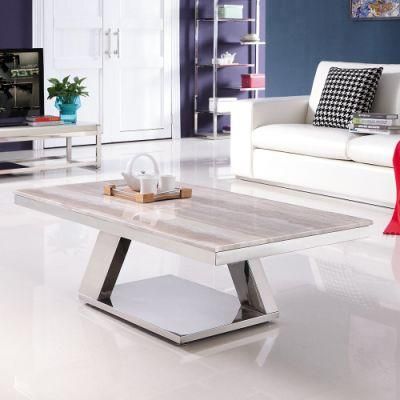 Hot Sale Stainless Steel Glass Sunlink TV Stands Living Room Furniture Modern Coffee Table