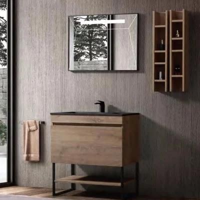 Wholesale European Modern Floor-Standing MDF Bathroom Cabinet 800mm Lino-800