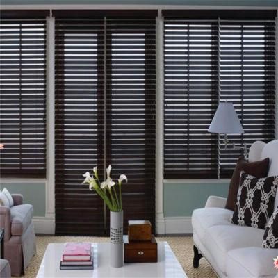 Made to Order Louvered Basswood Venetian Blind with Mono