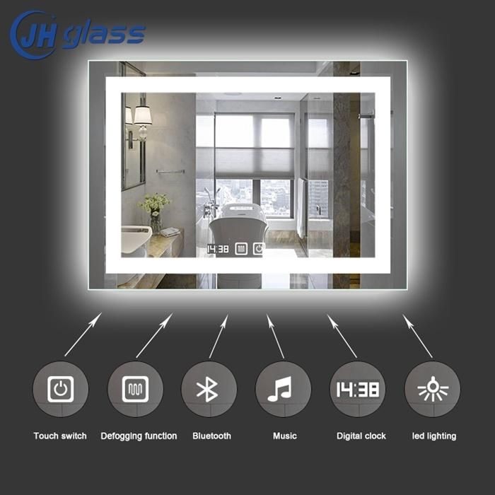 Hotel Home Decor Bathroom Framed Lighted LED Wall Make up Mirror