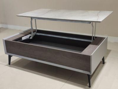 Modern Livingroom Furniture Lift up Function with Storage Coffee Table