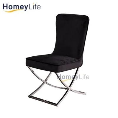 New Design Event Meeting Furniture Dining Chair with PU Cushion