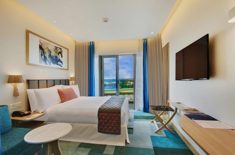 Modern Fashion Wooden MDF King Size Villa Apartment Bedroom Furniture Sets