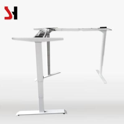Manufacturer Cost 3 Leg Corner Electric Sit Standing Desk
