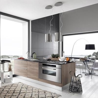 Modern Large Capacity Luxurious MDF Laminate Finish Kitchen Cabinet