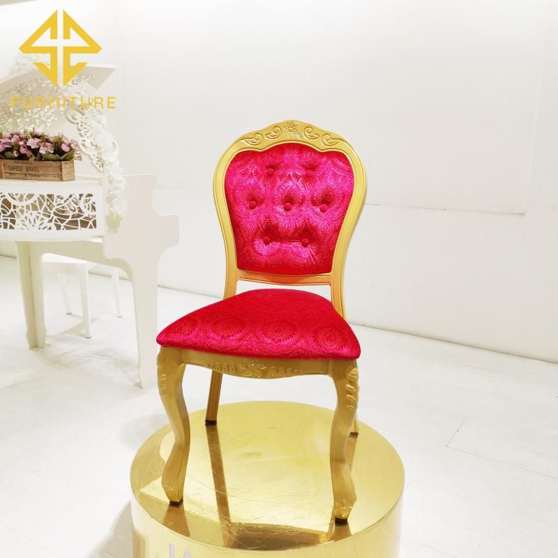 Royal Wood Frame Banquet Chair Wedding Chair for Sell
