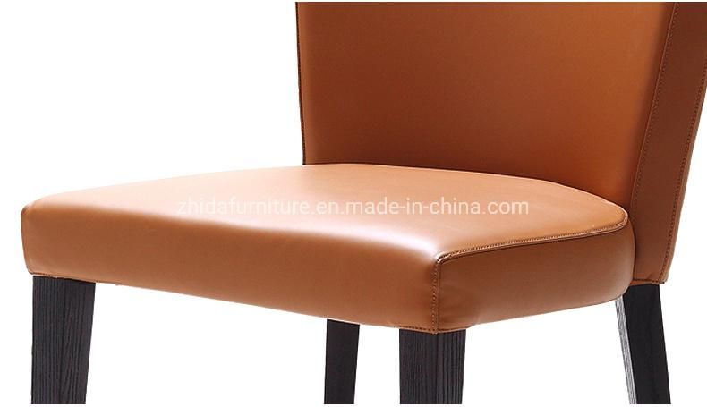 Home Furniture Restaurant Dining Leather Chair