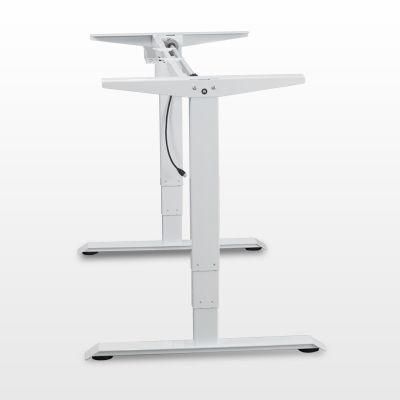 Quick Assembly Quiet Two Leg Ergonomic Furniture Metal Standing Desk