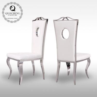 Chinese Furniture High Back Leather Modern Dining Chair