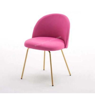 Modern Nordic Style Dining Chair with Wooden Leg