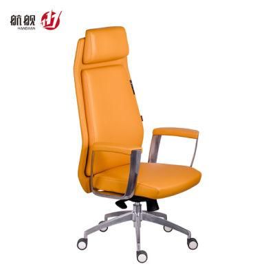 Modern Ergonomical Office Furniture Real Leather Boss Chair