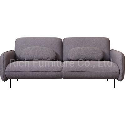 Fashion Fabric Home Furniture for Living Room 2 Seater Loveseat Sofa
