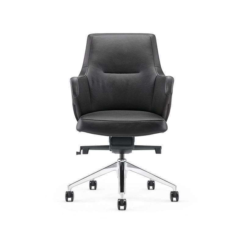 Modern PU Leather MID-Back Executive Office Chair