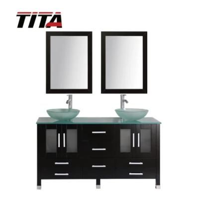 Double Sink Bathroom Vanity/Bathroom Vanities Modern/Hotel Bathroom Furniture T9221