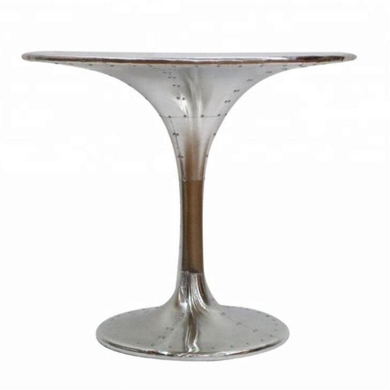 Home Dining Room Restaurant Aluminum Surface Tulip Table