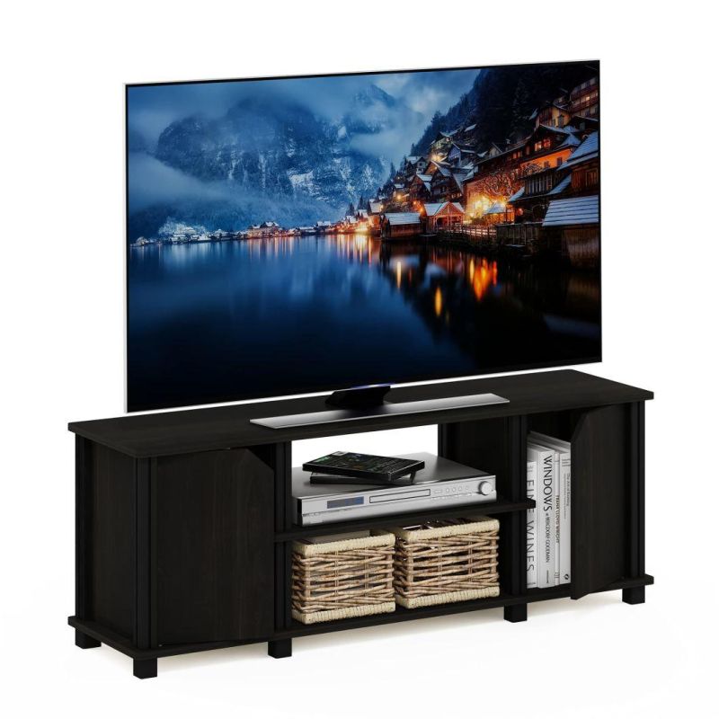 TV Stand Entertainment Center with Shelf and Storage