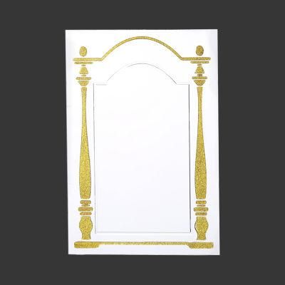 40X60cm 3.5mm 4mm Bevel Edge Colored Frameless Decorative Bathroom Mirror