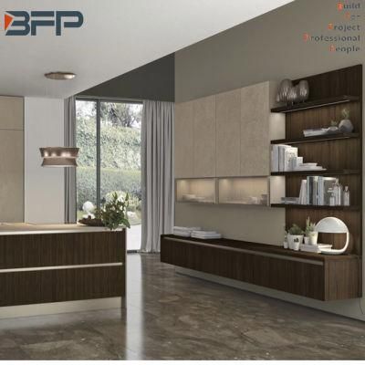 Customize Matt Brown HPL Furniture for Kitchen Cabinet