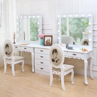 New Design and Fashionable Dressing Table, Bedroom Dressers Furniture MDF Wood Furniture