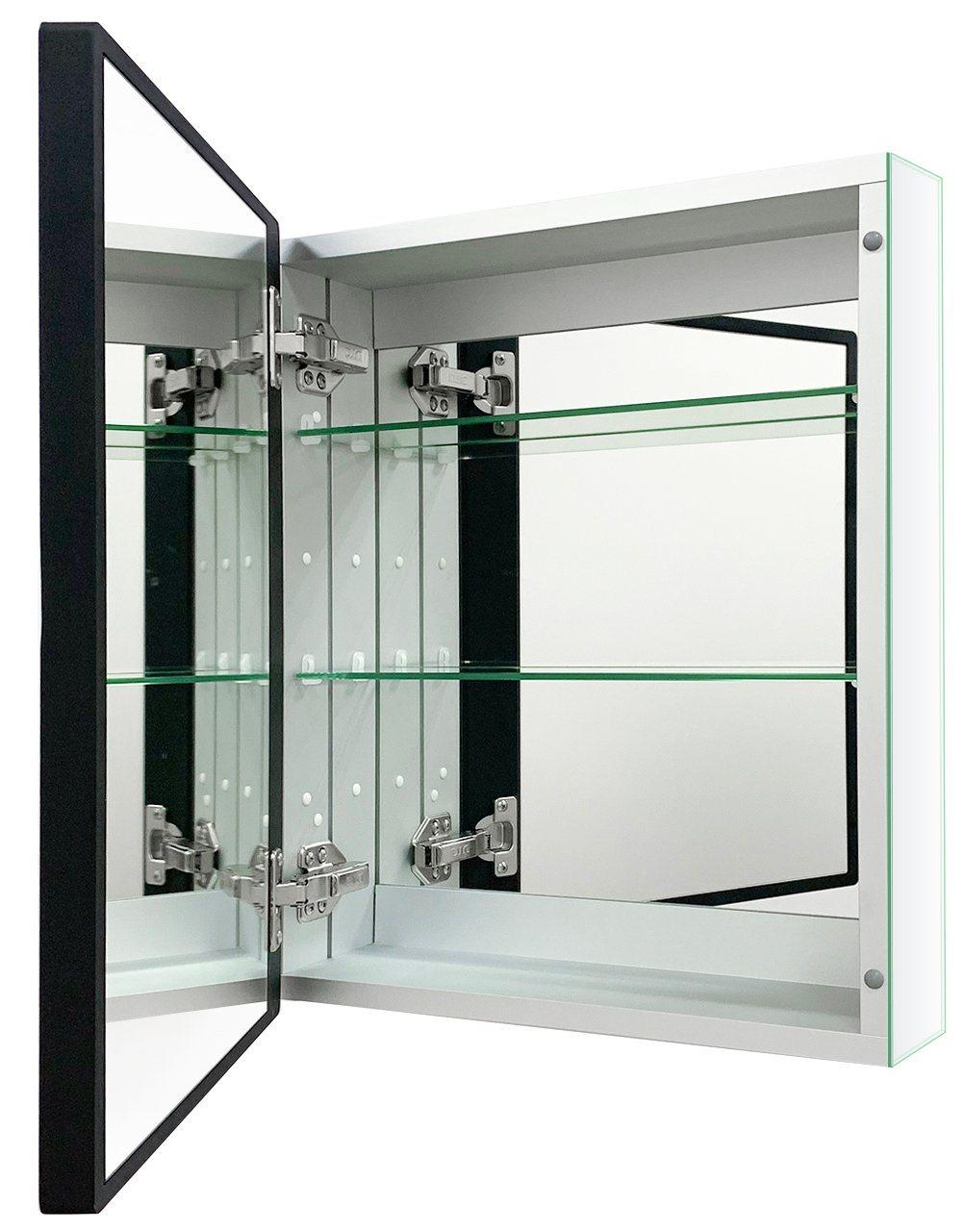 Storage Hanging Cabinet with Single Door for Toilet Kitchen Bathroom Medicine Cabinet with Mirror