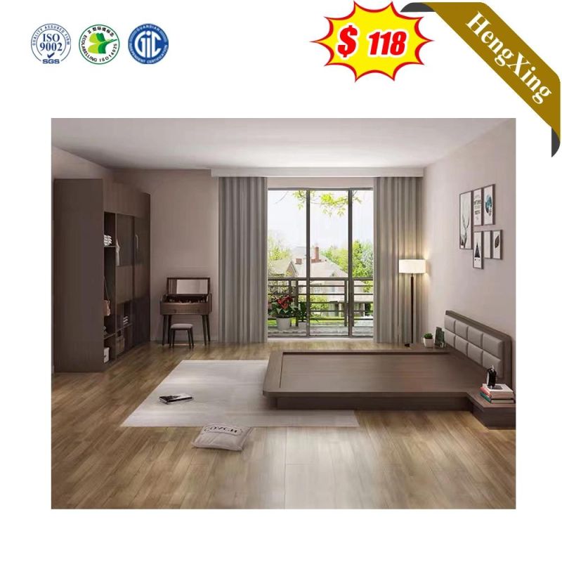 Massage Wooden Modern Furniture Beds Bedroom Set Double Bed