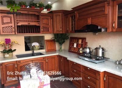 Textured Advanced Wood Plywood Quanlity Kitchen Cabinet