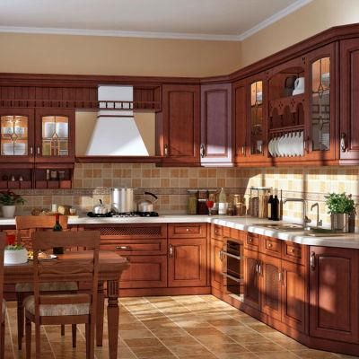 China Factory Price Antique Modern Cabinet Compact Lacquer American Style Kitchen Cabinet