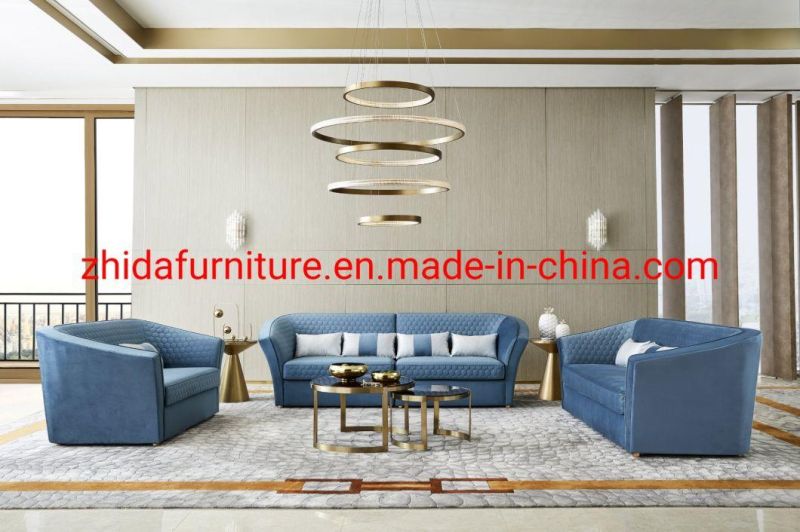 Luxury Style Modern Living Room Furniture Fabric 3 Seat Sofa