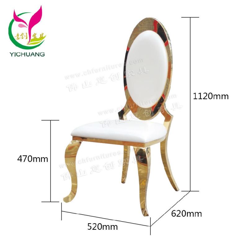 Hyc-Ss03 Living Room Wedding Stainless Steel Chair for Events