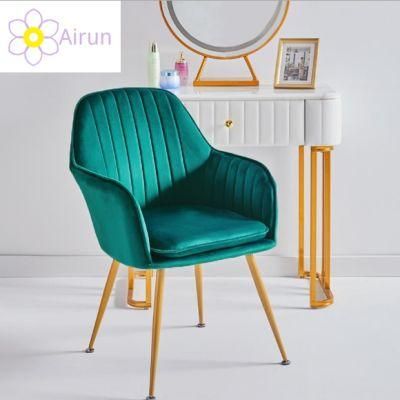 New Design Dining Chairs Modern Upholstery Chair Metal Home Furniture Leather Chairs