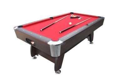 Good Price New Modern Wine Red Snooker Billiard Pool Table