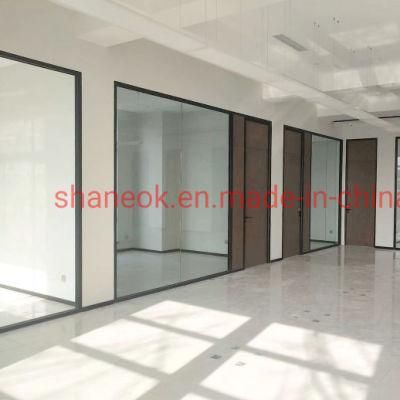 Shaneok Promotion Anodized Glass Office Partition Wall